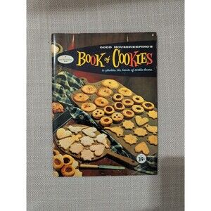 Vintage 1958 Good Housekeepings Book Of Cookies Cookbook MCM Recipes
